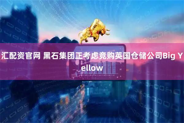 汇配资官网 黑石集团正考虑竞购英国仓储公司Big Yellow